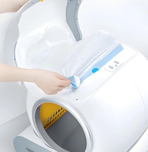 Yasomi SmartCat Cleaner Uyumlu Çöp Poşeti | Büzgülü, 3x15'li Set