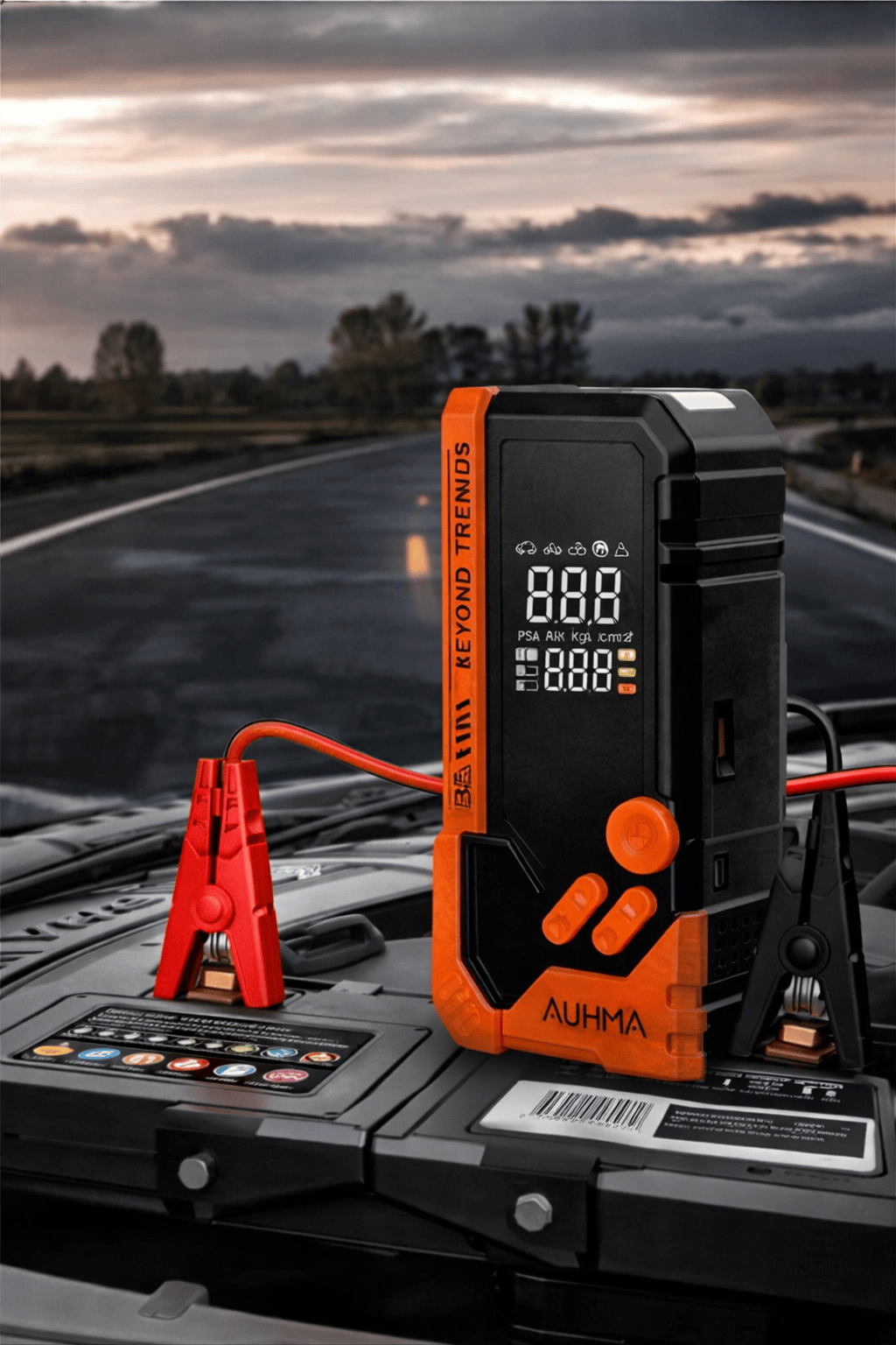 Auhma A8844 Jump Starter / Akü Takviye Cihazı | 4'ü 1 Arada