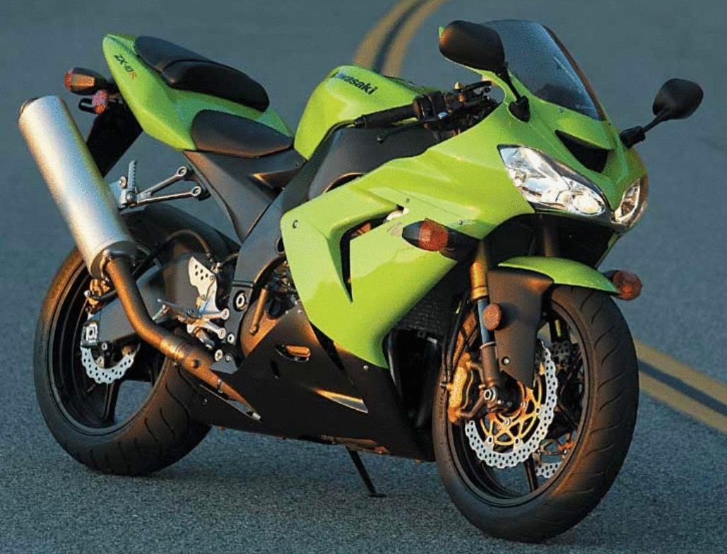 Kawasaki ZX-10R Grenaj Seti (2004-2005) Yeşil/Siyah | Yan Sanayi