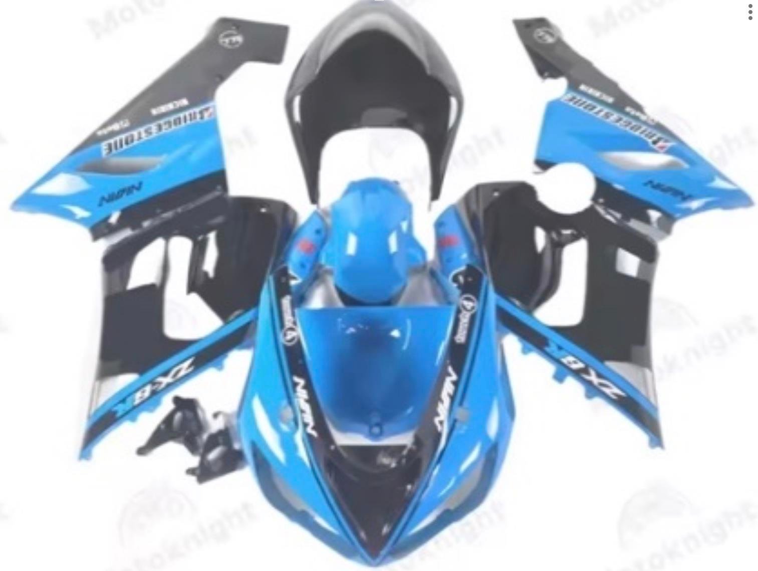 Kawasaki ZX-6R Grenaj Seti (2005-2006) Mavi | Yan Sanayi Yeni Grenaj