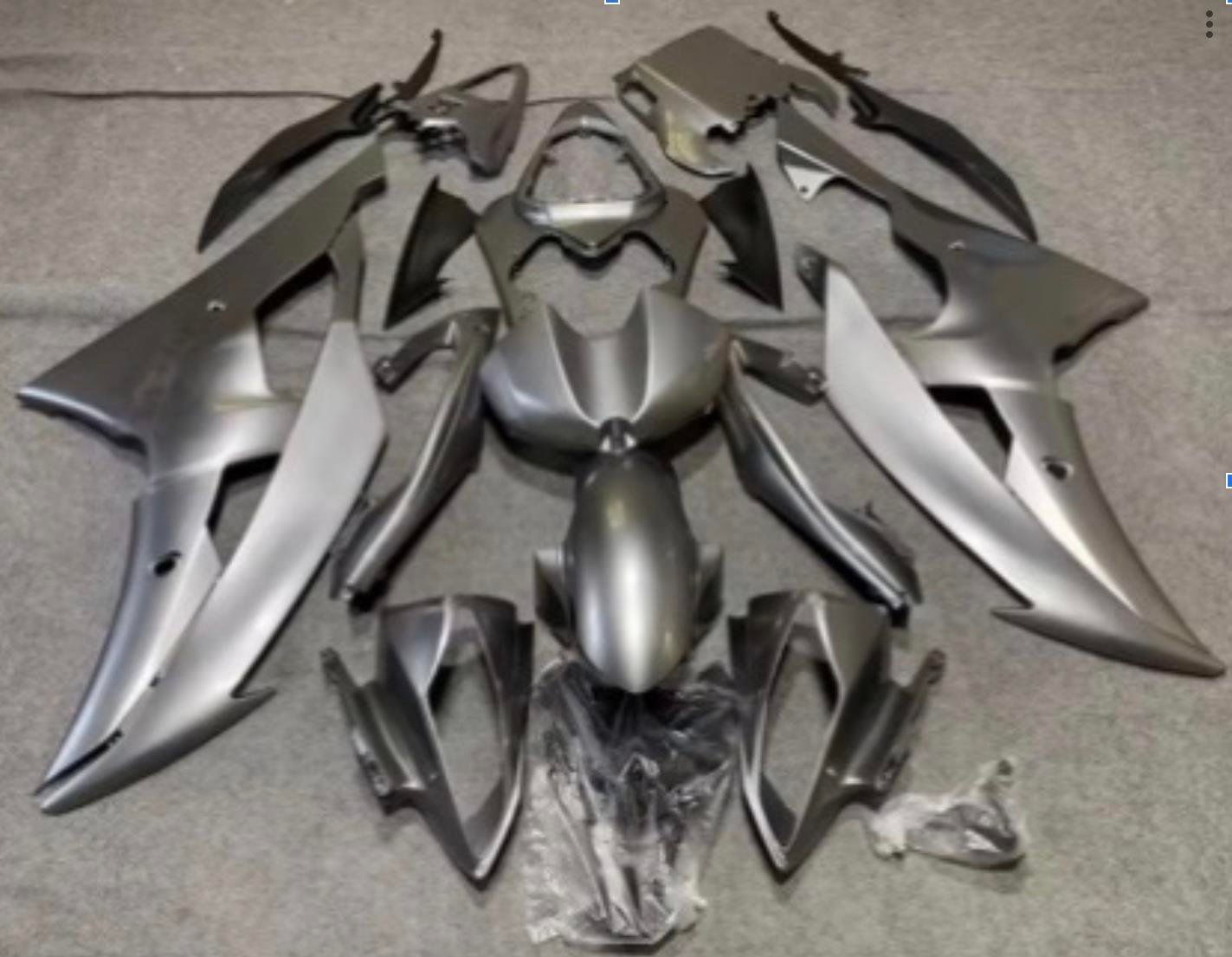 Yamaha YZF R6 Grenaj Seti (2008-2016) Gri | Yan Sanayi Yeni Grenaj