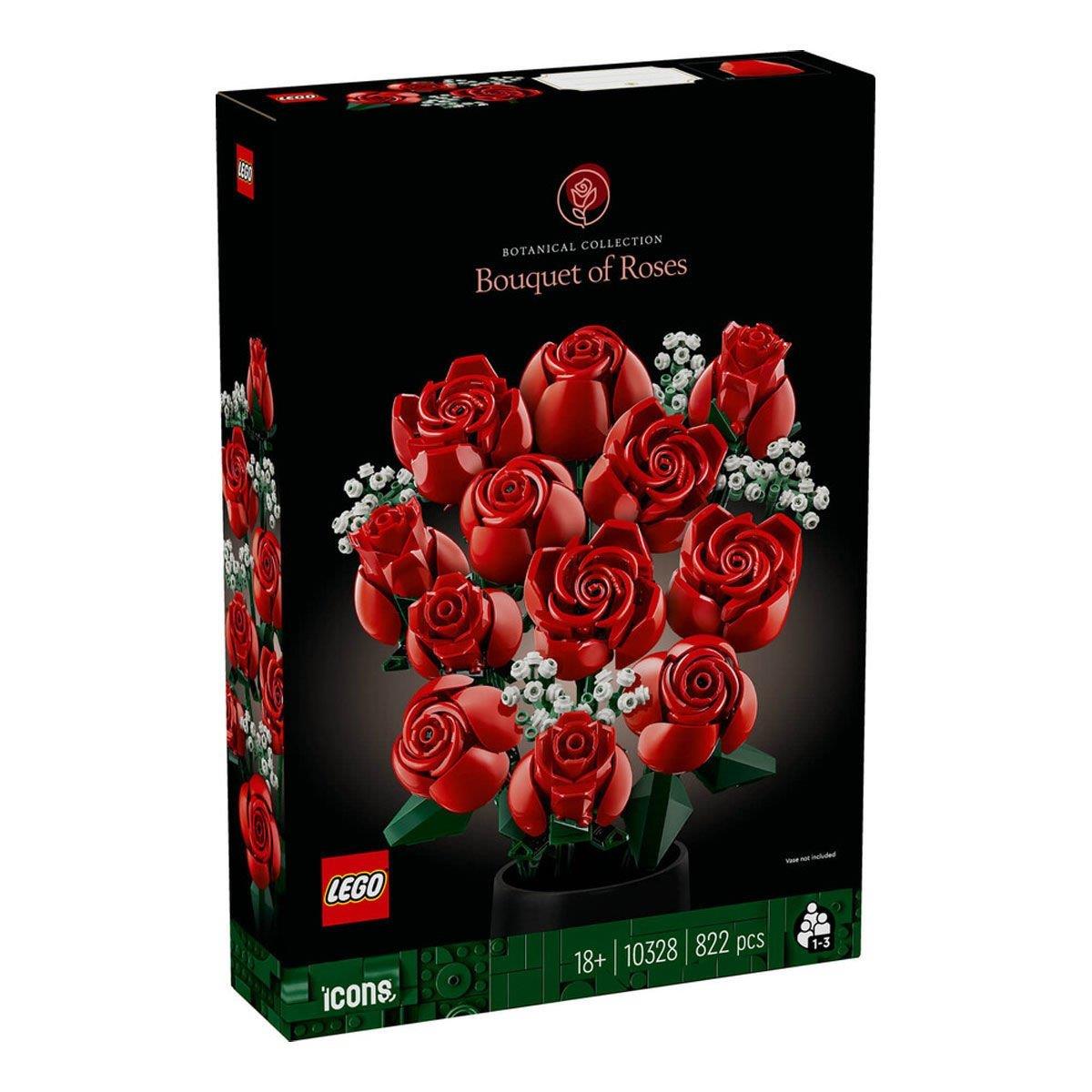 10328 Lego icons Gül Buketi 822 parça +18 yaşİconsLegoMarketis