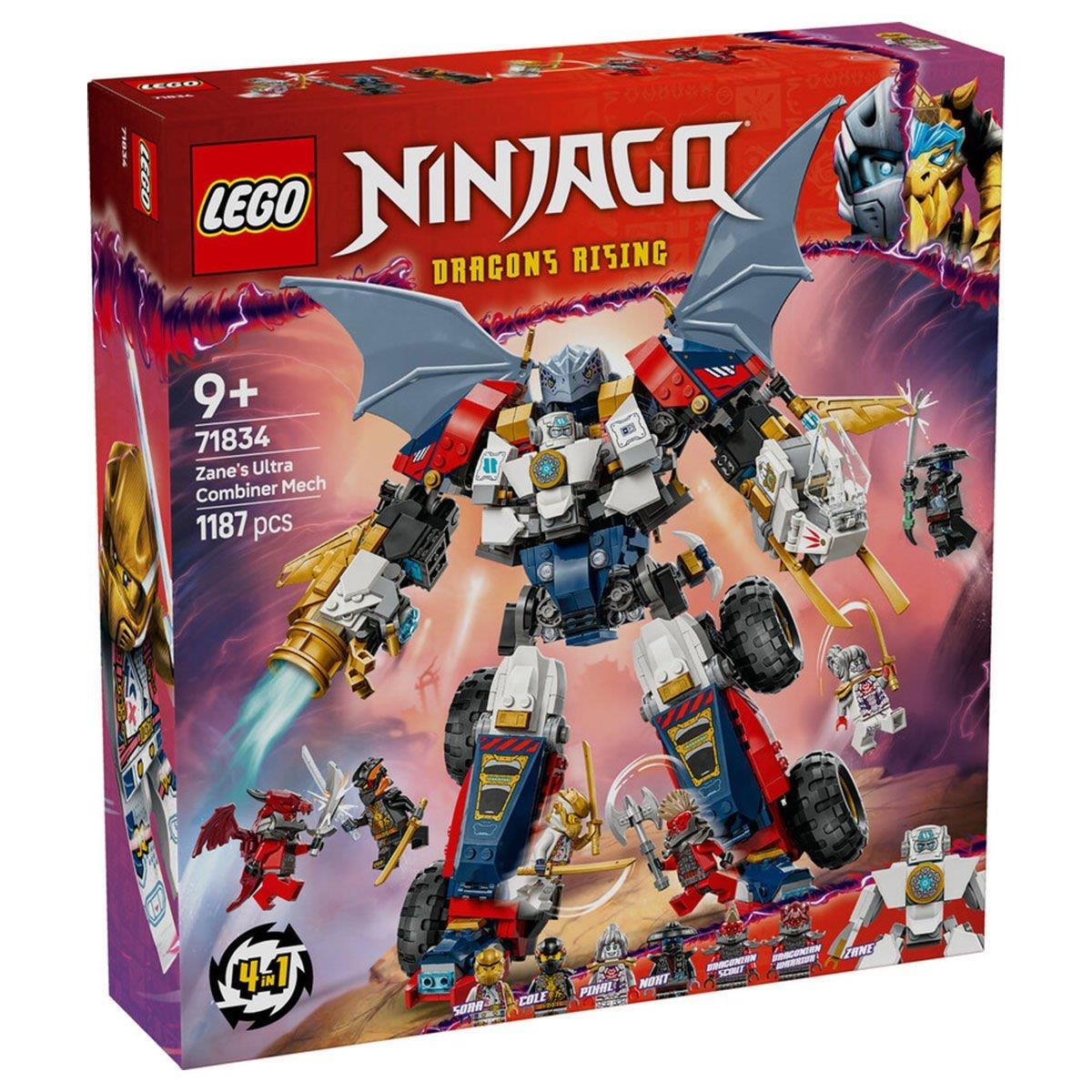 71834 Lego Ninjago Zane'in Ultra Kombo Mech'i 1187 parça +9