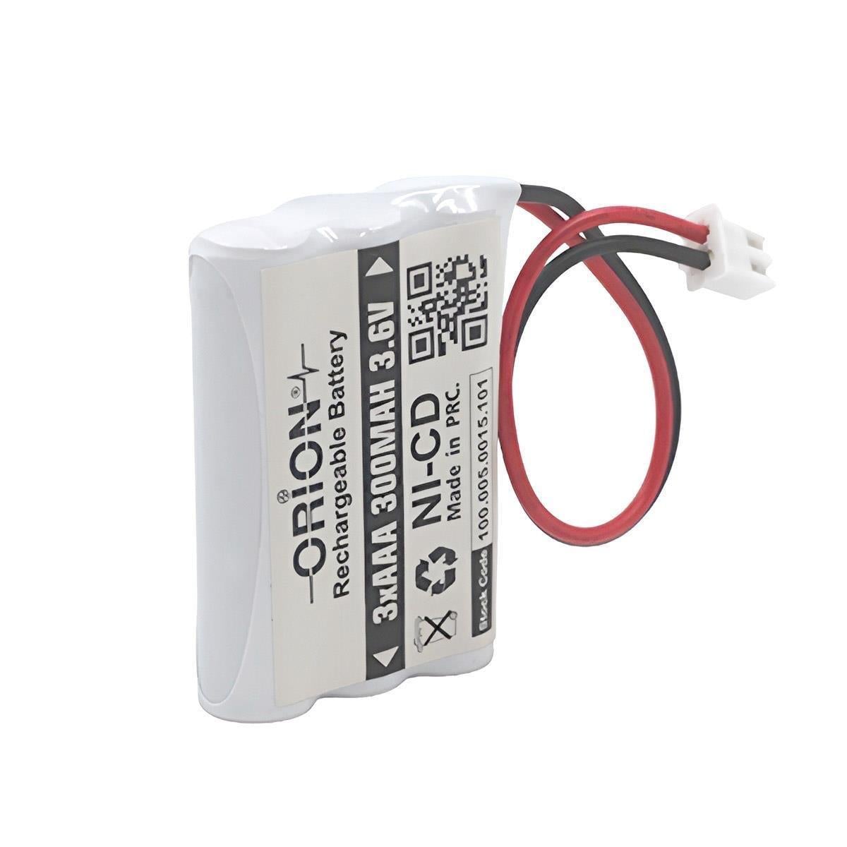 Orion AAA 3.6V 300mAh Ni-Cd Kablo Ve Konnektörlü Şarjlı Pil | Bataryax