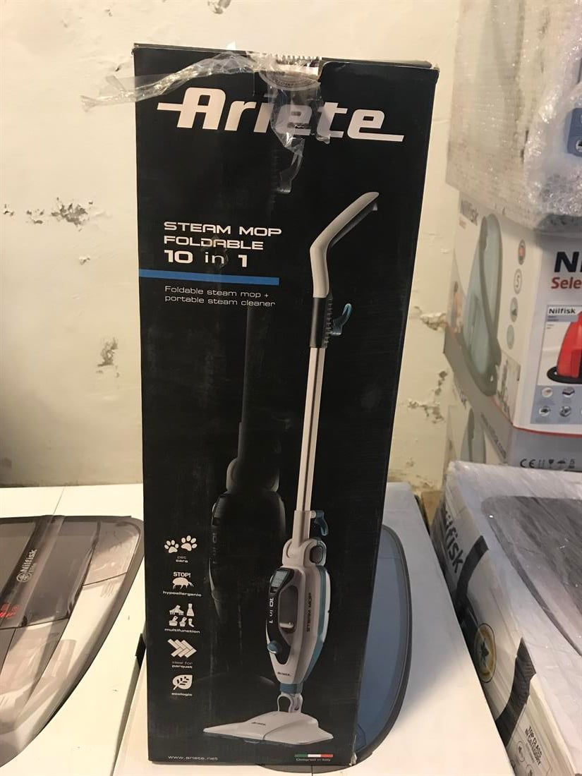 Ariete 4175 Steam Mop 10 in 1 Katlanabilir Buharlı Temizleyici Paspas