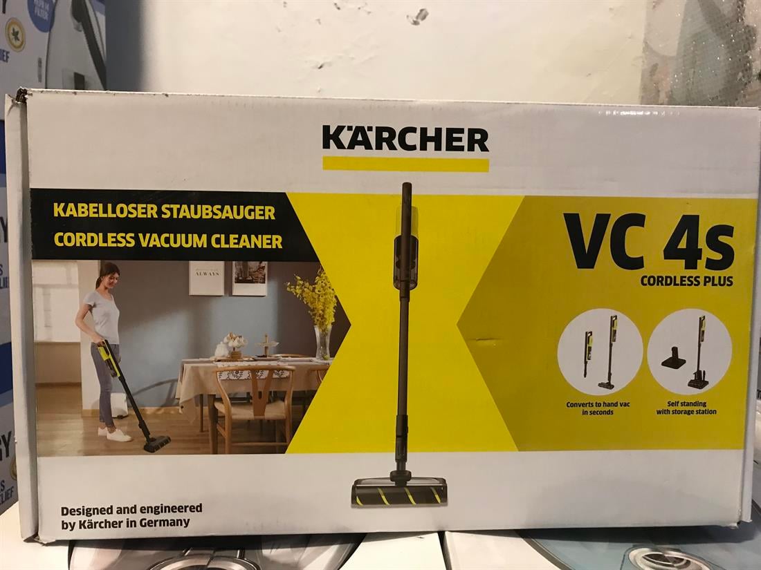 Karcher Vc 4 s Plus 18V Kablosuz Şarjlı Dik Süpürge | Süpürge Sepeti