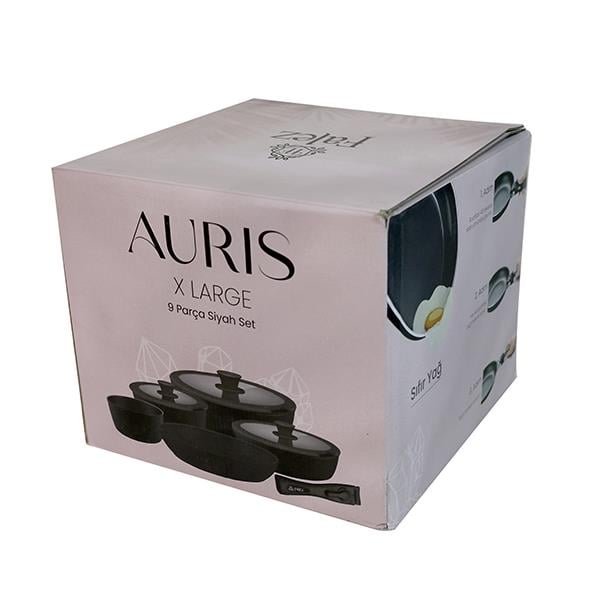 FALEZ AURIS X LARGE 9 PARÇA SET SİYAH