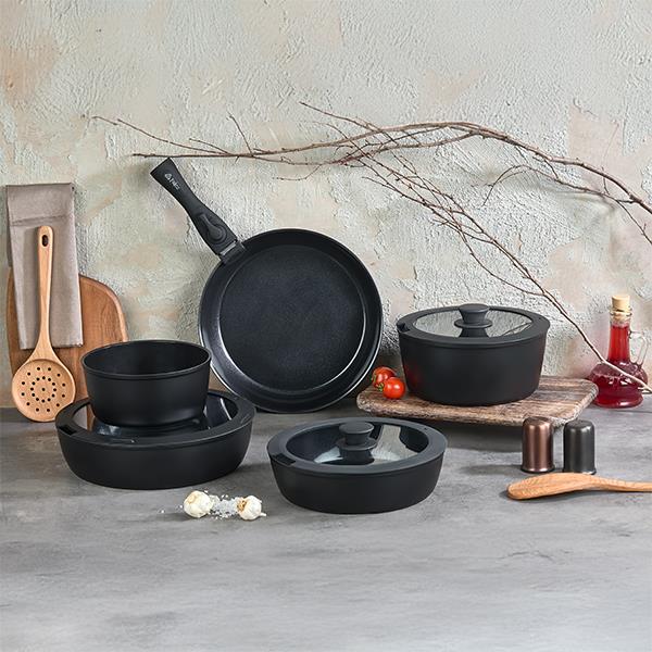 FALEZ AURIS X LARGE 9 PARÇA SET SİYAH