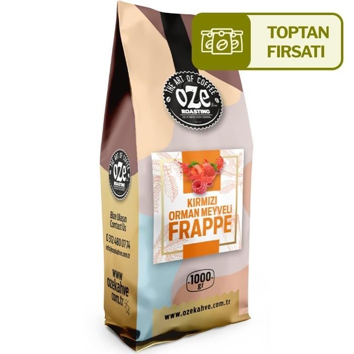 Kırmızı Orman Meyveli Frappe ve Milkshake Tozu 1KG Fiyatı | Oze Kahve