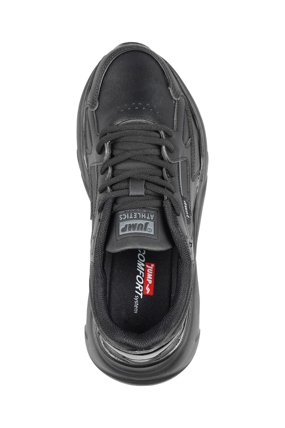 27709 Siyah Kadın Sneaker Günlük Spor Ayakkabı