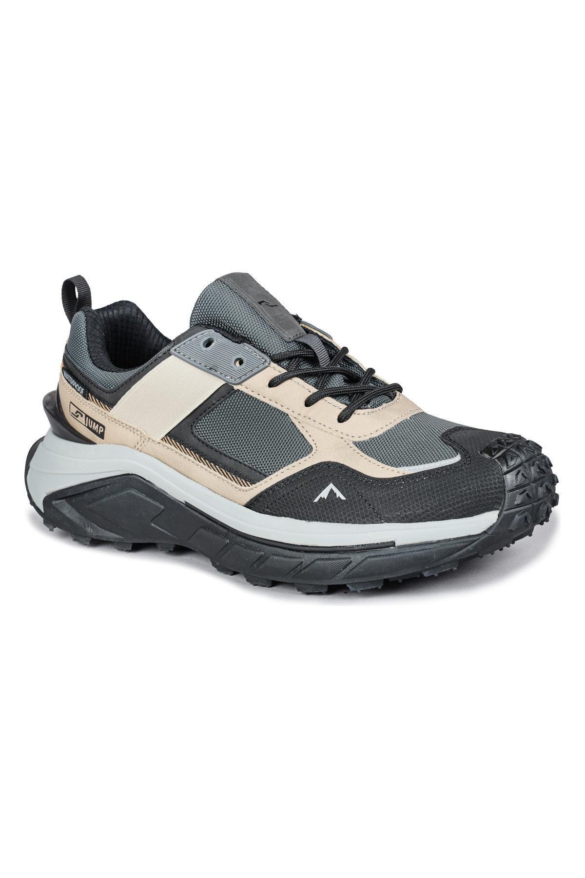 31194 Gri Su Geçirmez Erkek Outdoor Spor Ayakkabı