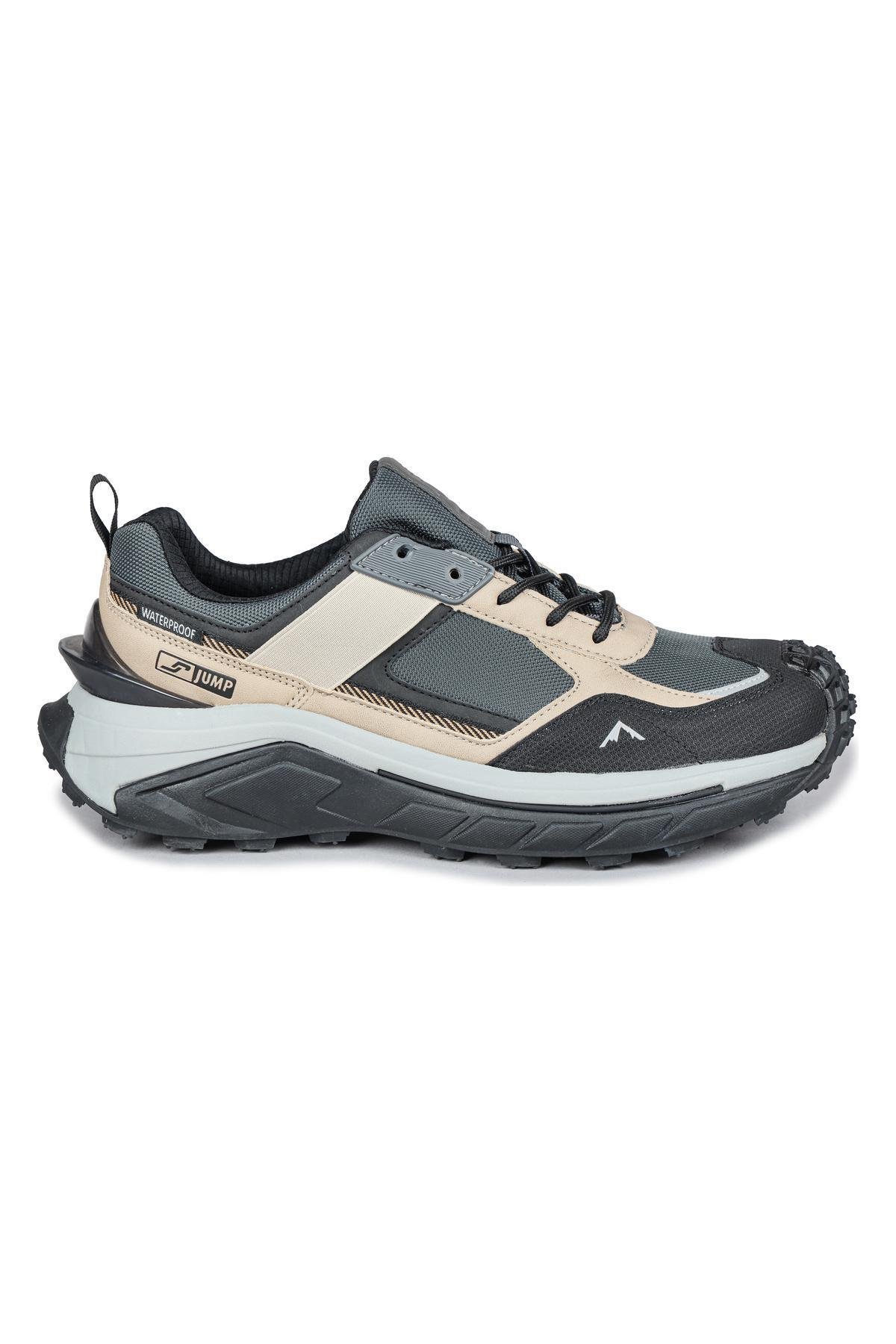 31194 Gri Su Geçirmez Erkek Outdoor Spor Ayakkabı