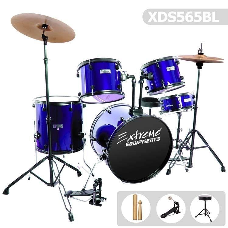 XDS565BL Mavi Bateri Davul Seti 5 Parça - KALEO