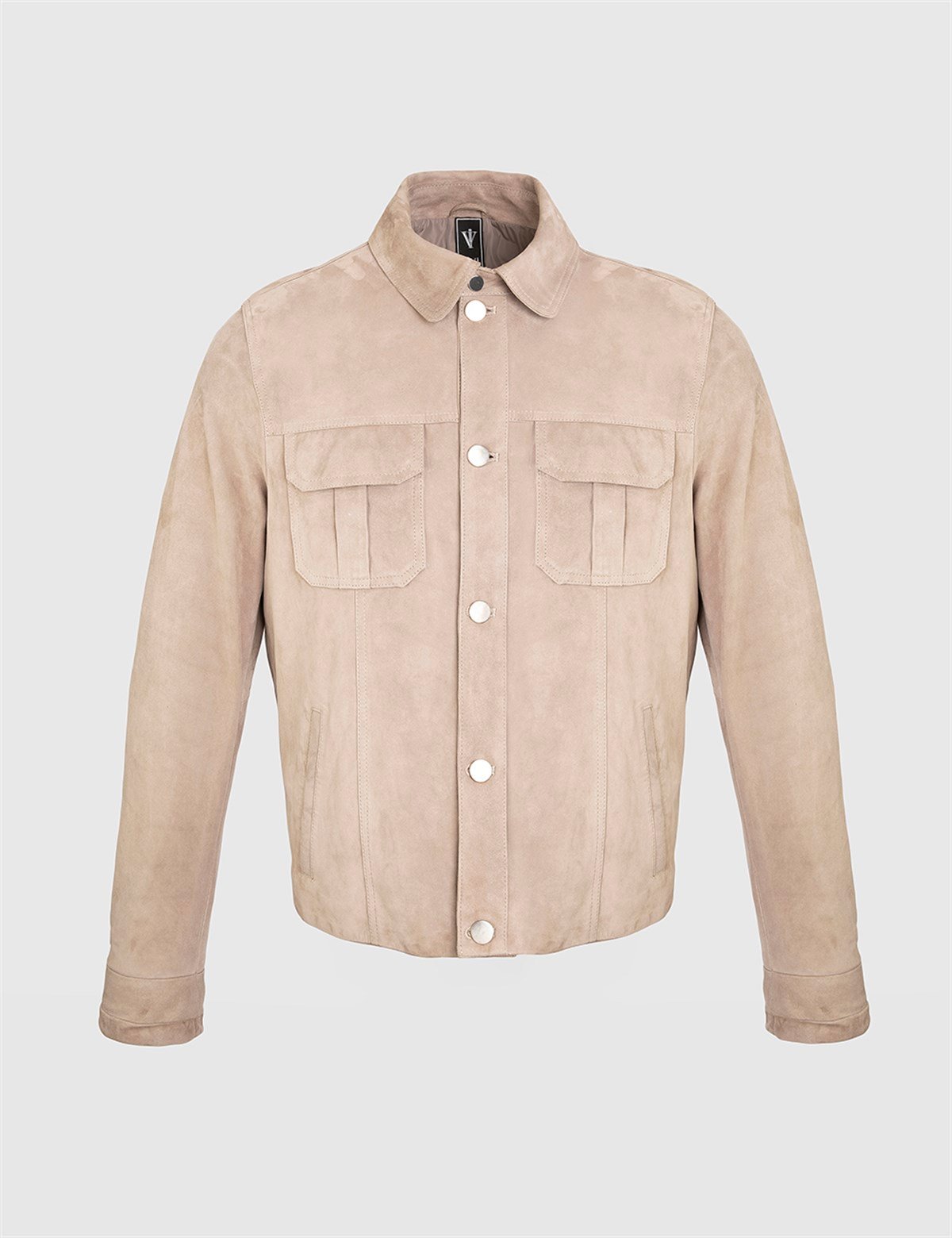 Biorn Mink Suede Leather Men's Jacket - İLVİ