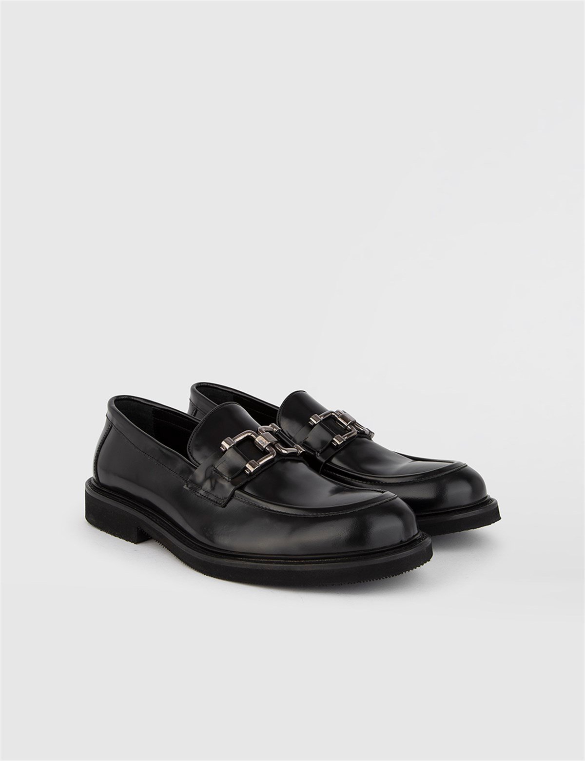 Borska Black Florentic Leather Men s Daily Shoe LV