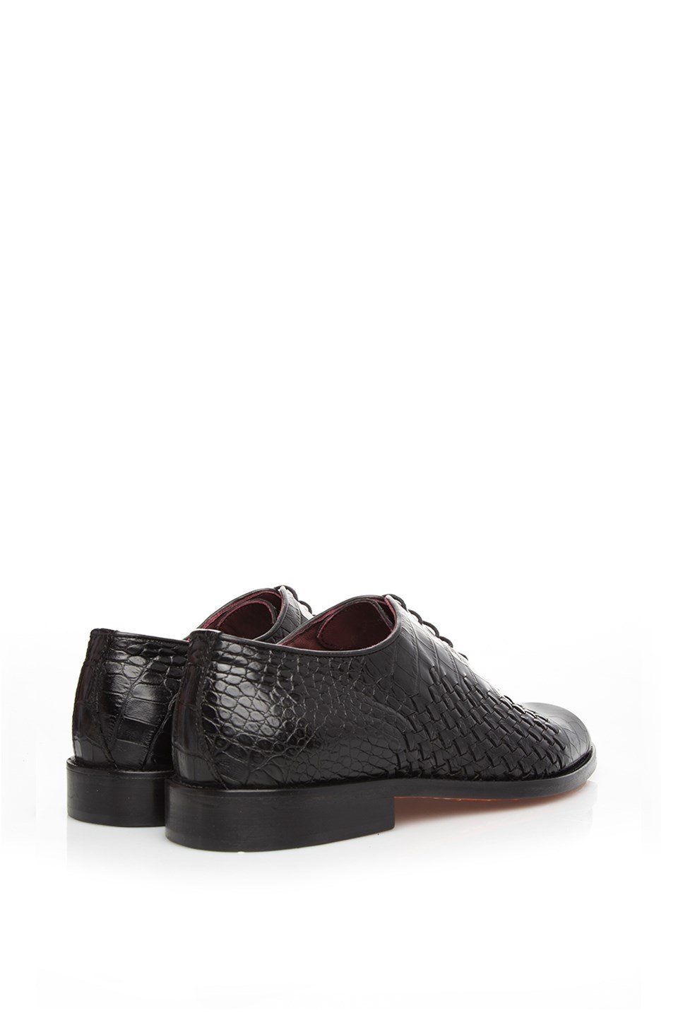 Dario Men's Classic Shoe Black Leather - İLVİ