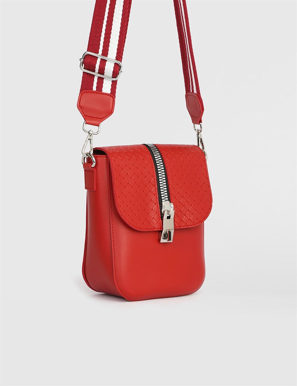 Hamish Red Women's Messenger Bag - İLVİ