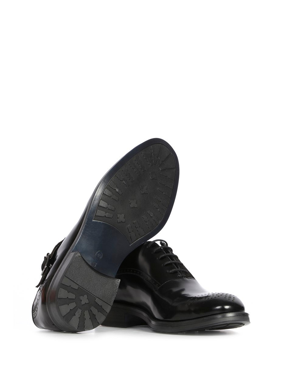 Verton Black Florentic Leather Men s Derby Shoe LV
