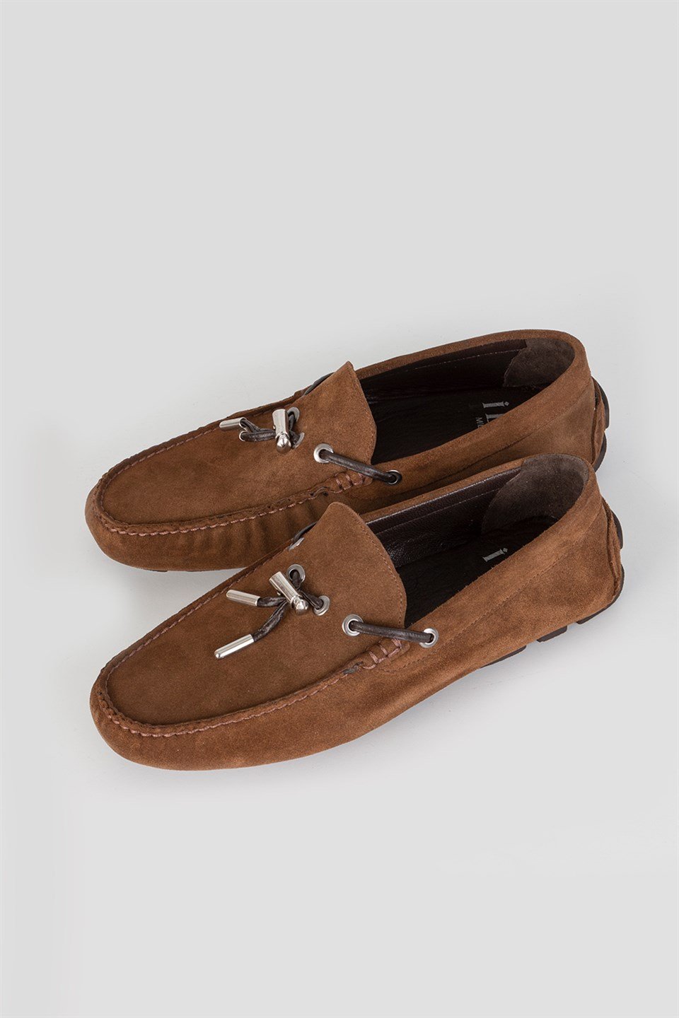 William Men's Moccasin Saddle Brown - İLVİ William Men's Moccasin Saddle Brown - İLVİ