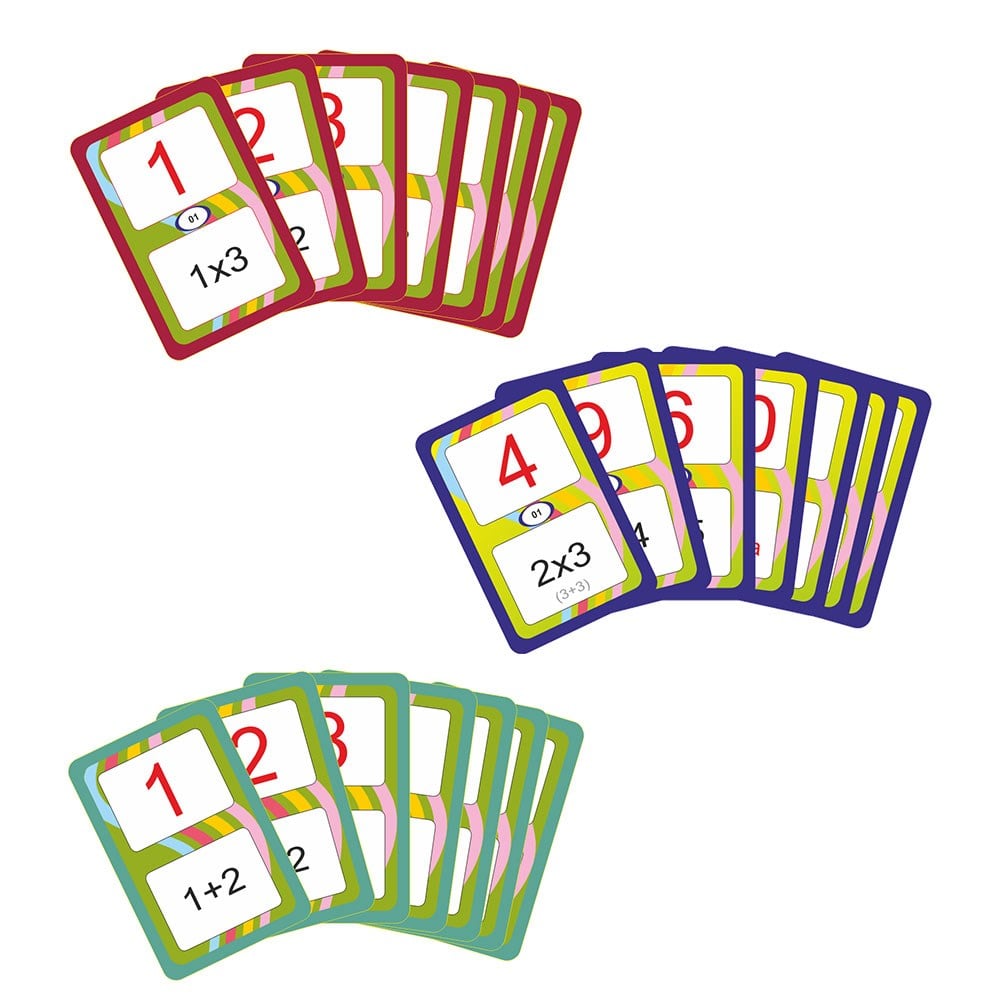 2-3-4 ve İleri Sınıflar İçin Matematik Oyun Seti - Matematik Oyun Kartları  | Okularenkkat.com