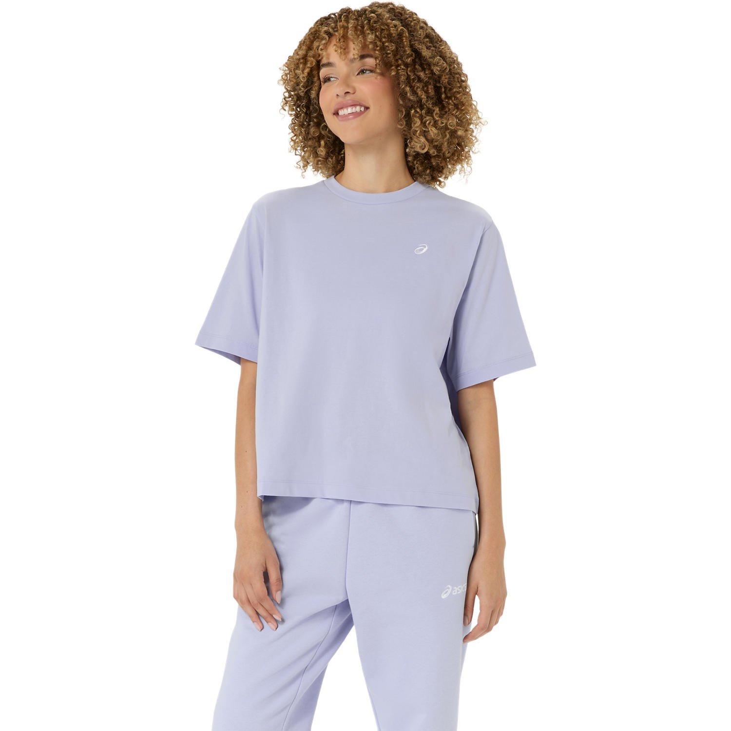 ASICS SPIRAL EMBROIDERY RELAXED TEE