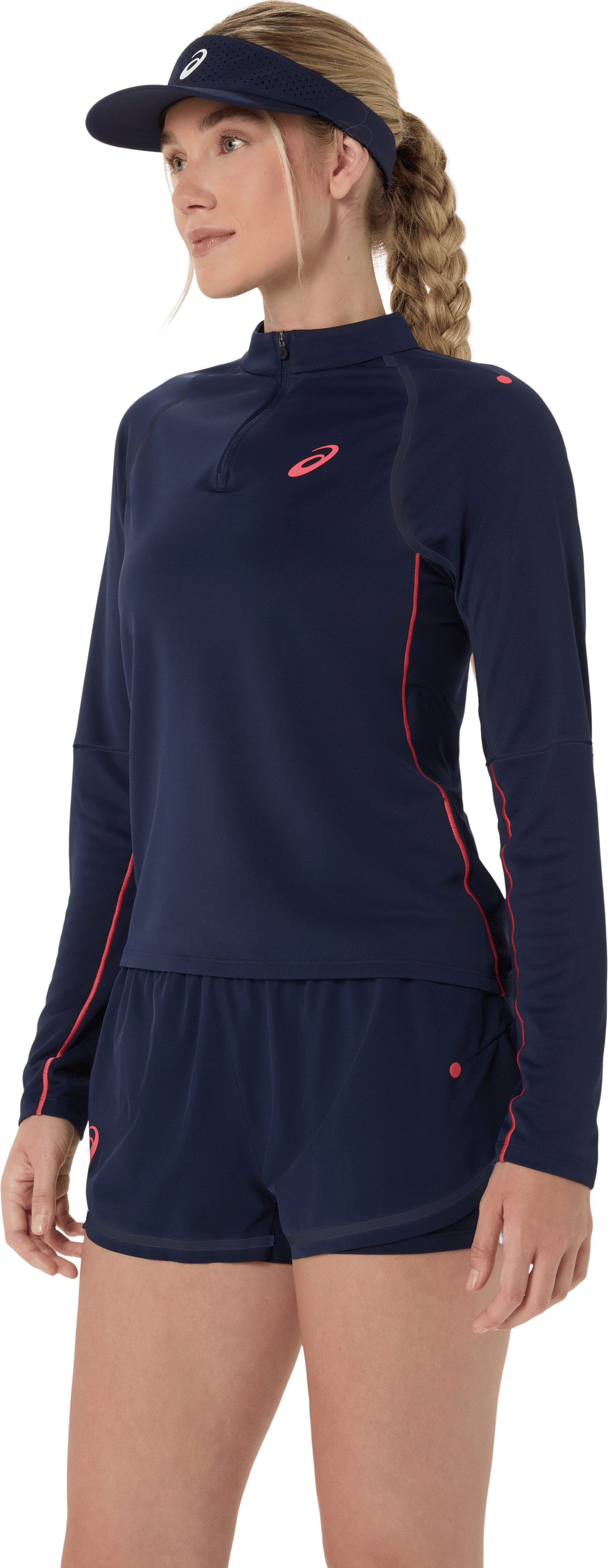 MATCH 1/2 ZIP LS TOP