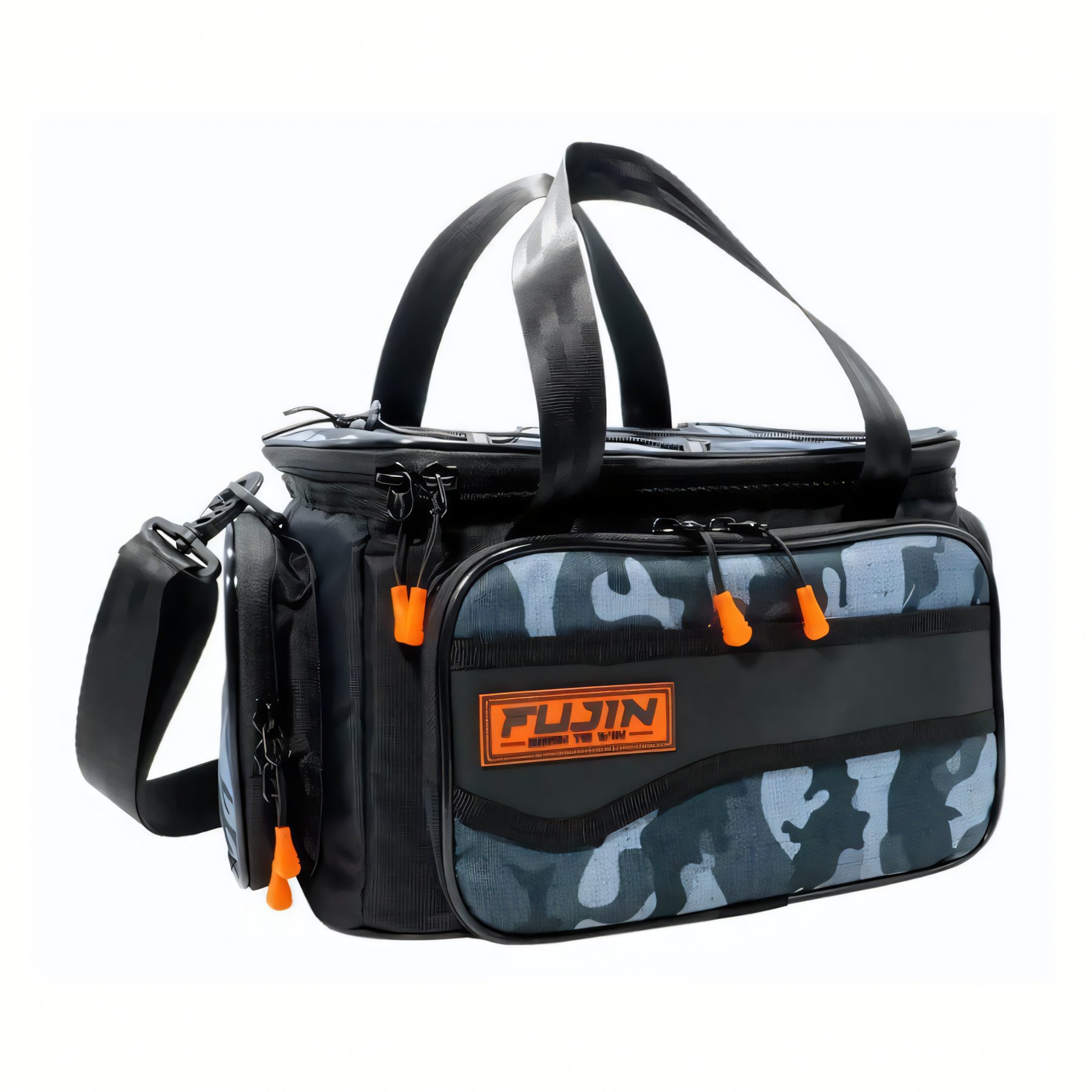 Fujin Black Camo Helper Bag - Balıkçı Çantası | Fc Av Marketi