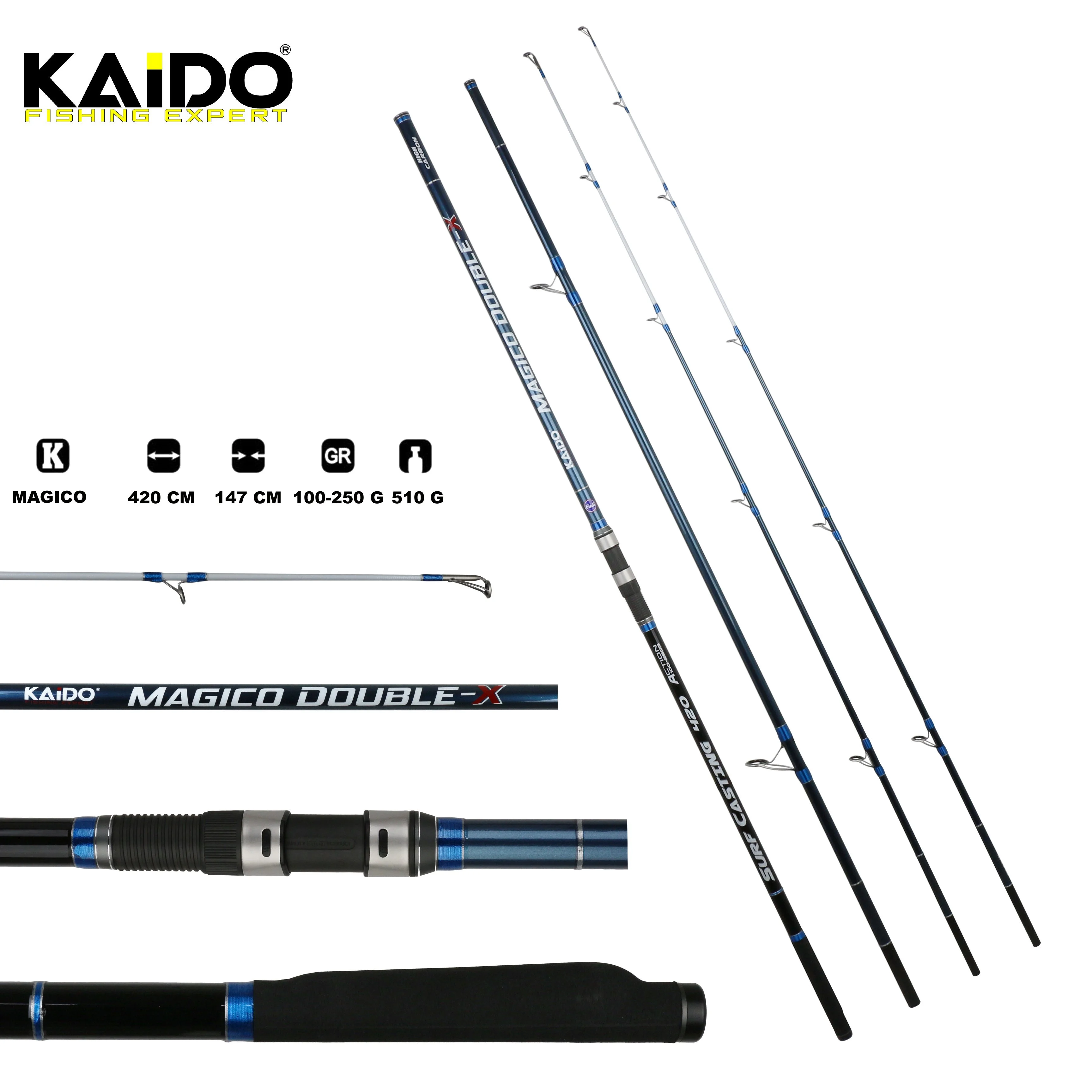 Magico Double-X 420 Cm 100-250gr 3 Parça Surf Olta Kamışı | Fc Av