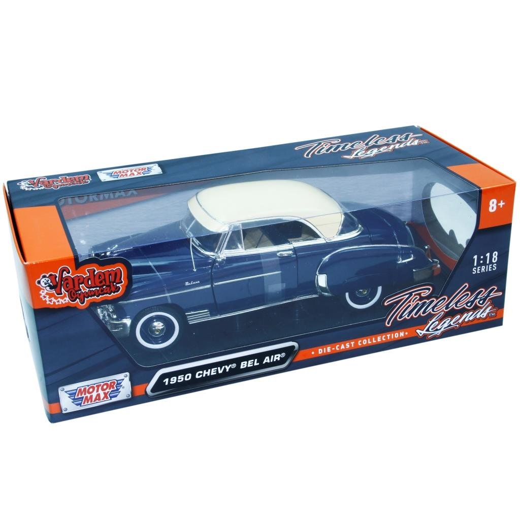 Vardem 1:18 1950 Chevy Bel Aır Araba Lacivert MM-73111