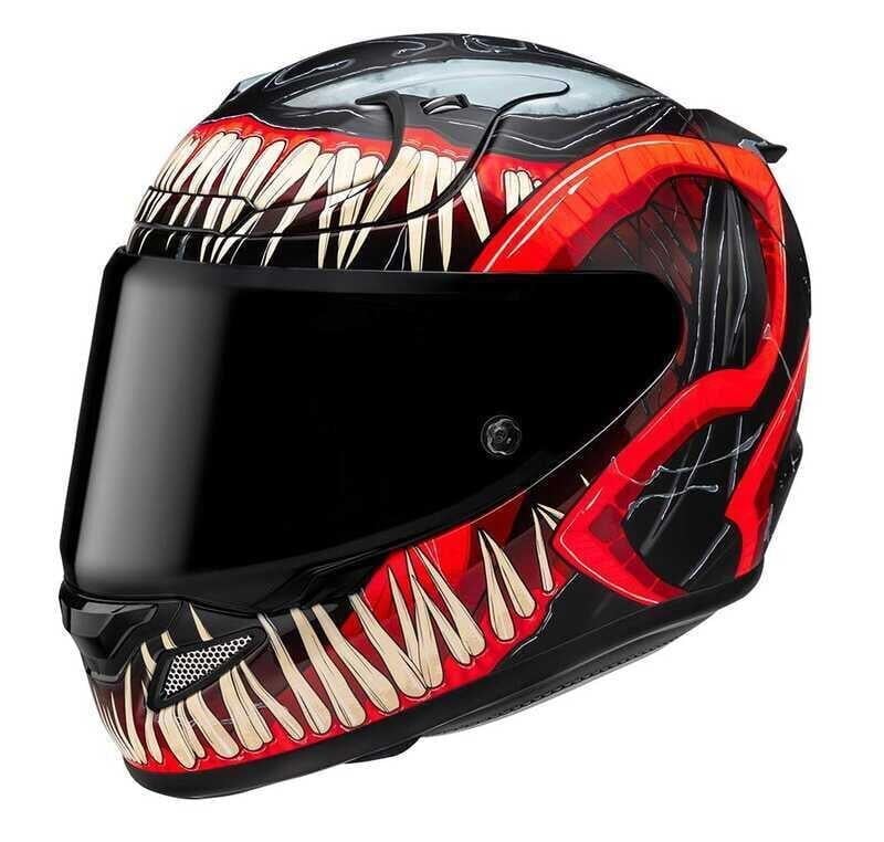 HJC RPHA 12 Venom 3 Marvel MC1SF Kapalı Motosiklet Kaskı | Özel