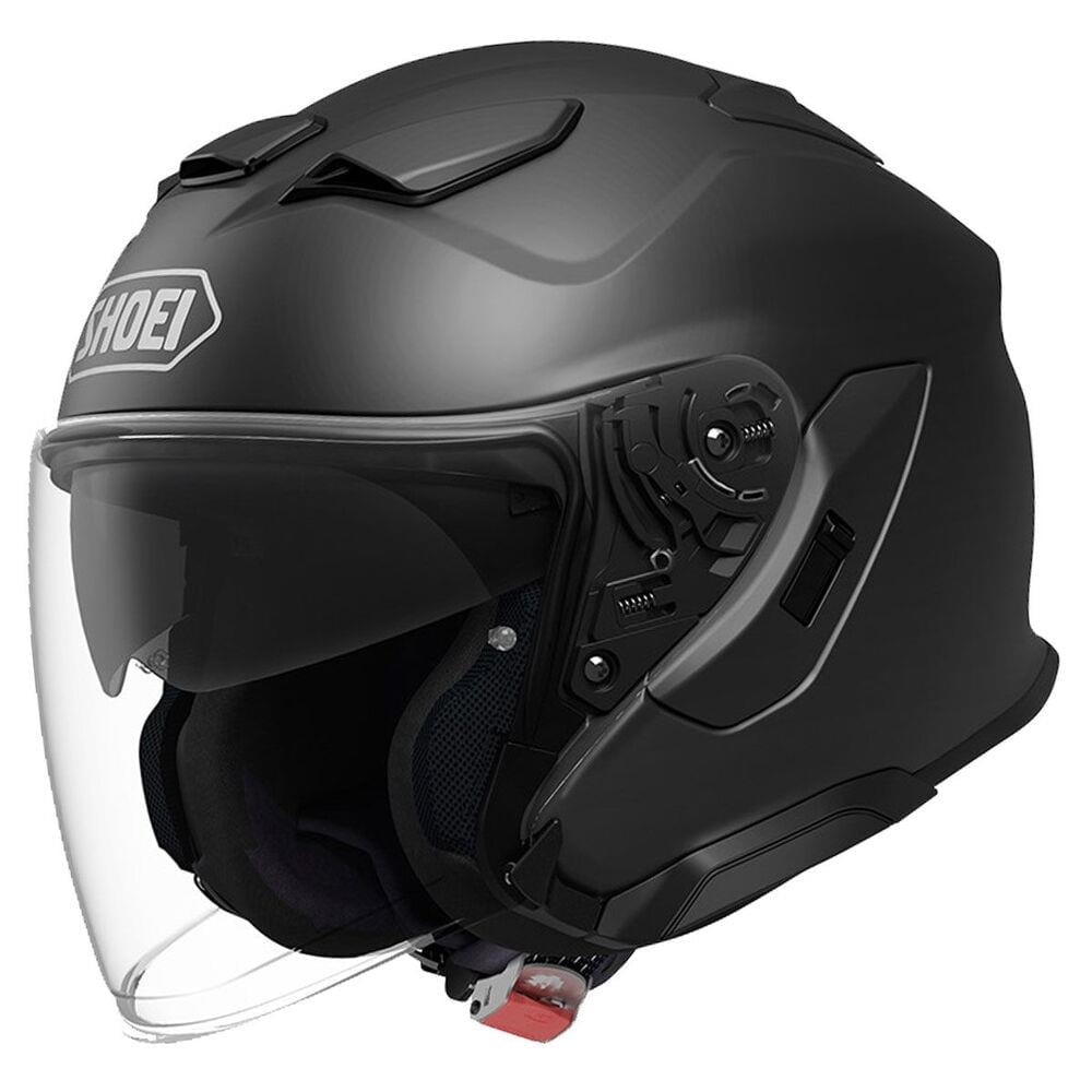セキュリティ・セーフティ SHOEI J-Cruise REBORN XL Shoei J-Cruise 3 Açık Motosiklet Kaskı Mat Siyah | Güneş Vizörlü