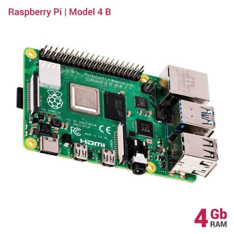Raspberry Pi 4 4GB | Uygun Fiyat ve Aynı Gün Kargo | Robotizmo.net