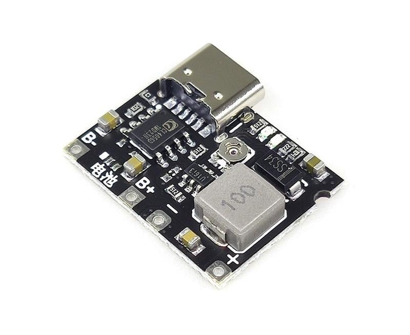 TP4056 Type C Korumalı ve Voltaj Yükselticili Şarj Modülü | Uygun