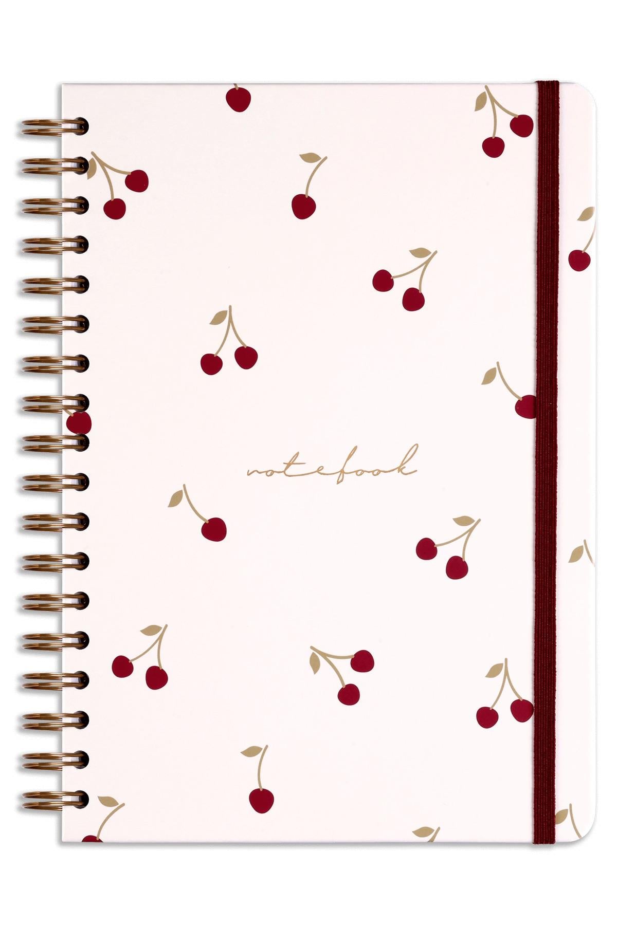 Matt Notebook 17x24 cm Lastikli Spiralli Sert Kapak Not Defteri