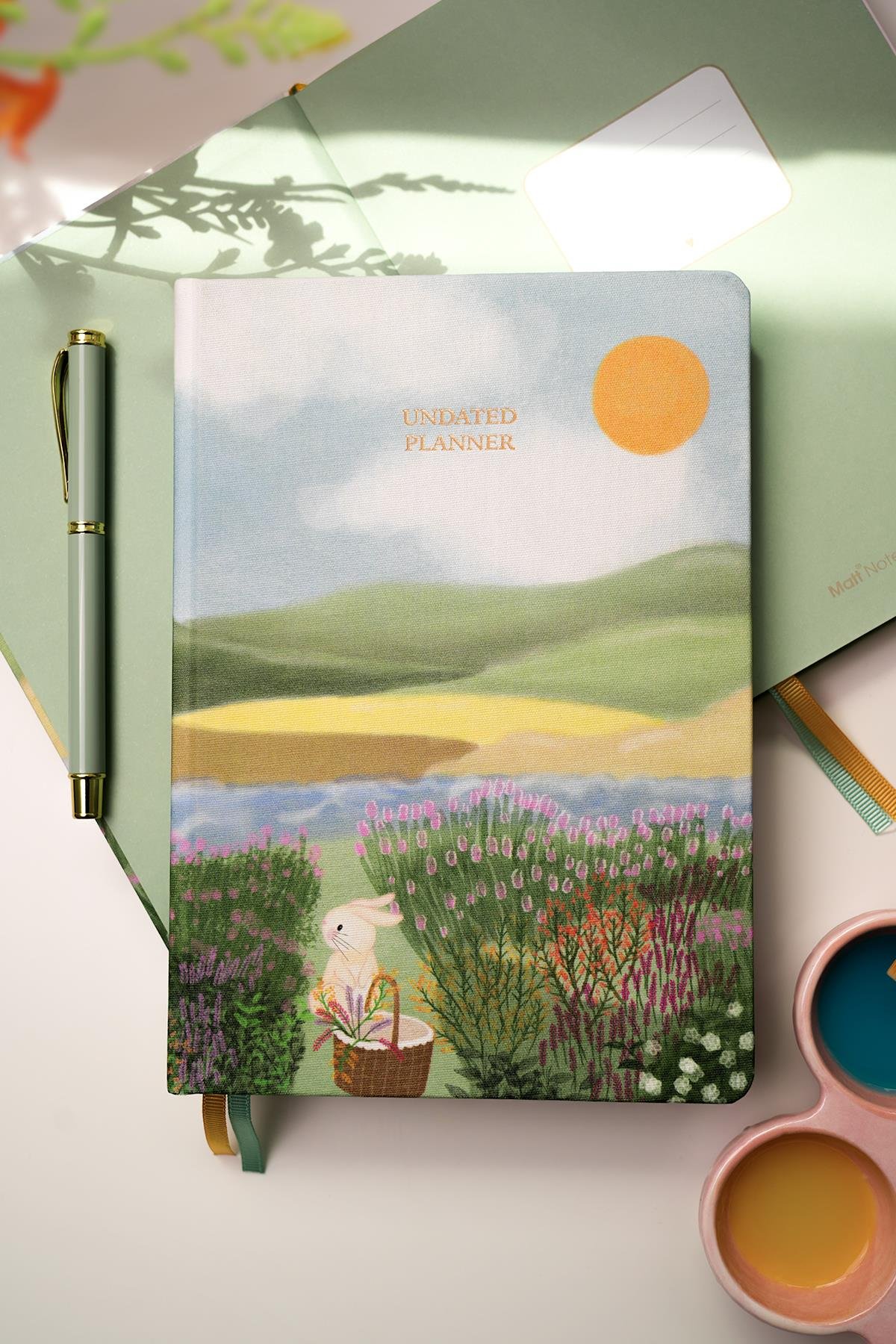 Matt Notebook Premium Edition A5 15x21 cm Keten Baskılı Süresiz