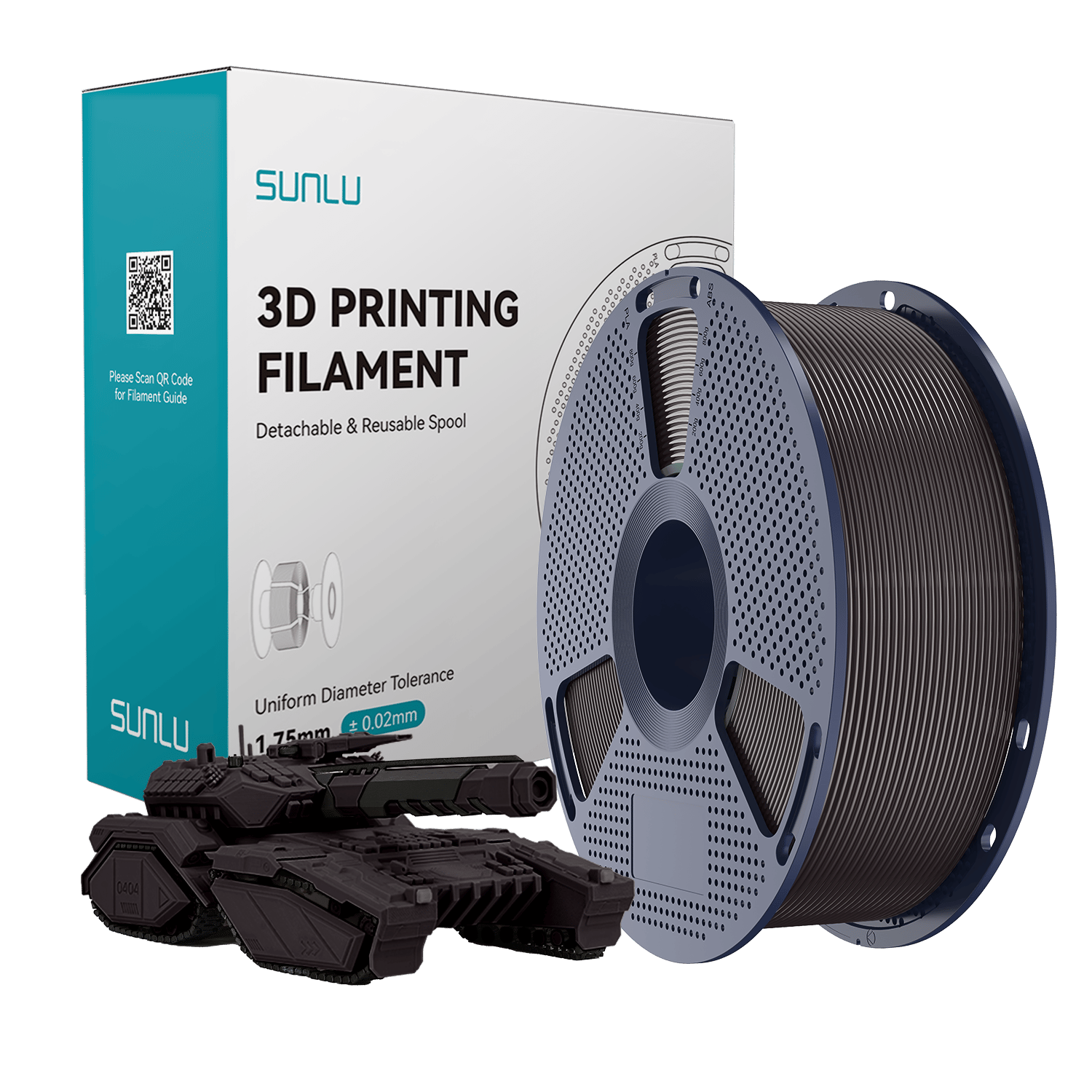 Sunlu 3D Yazıcı Filamenti | PLA,PLA+, PETG, ABS Filament Modelleri