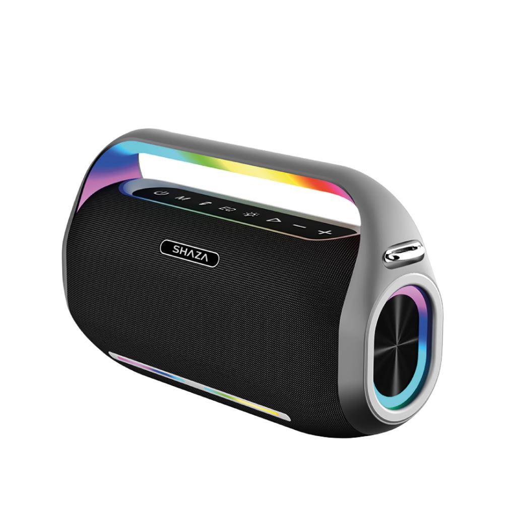 Shaza 250W Ses Çıkışı Çift Mikrofonlu Taşınabilir Bluetooth
