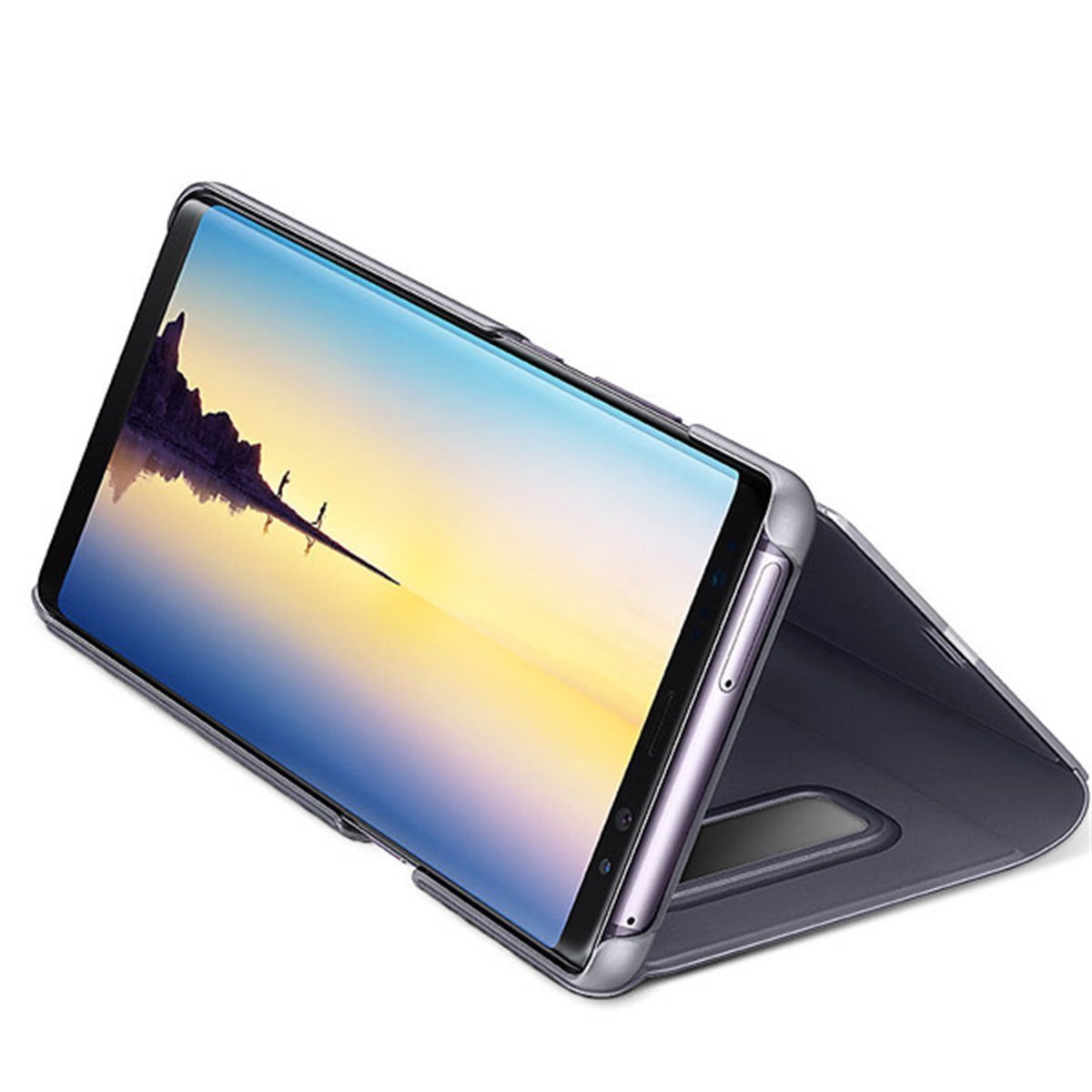 Samsung Note 8 Flip Cover Clear View Kılıf | Mobicaps