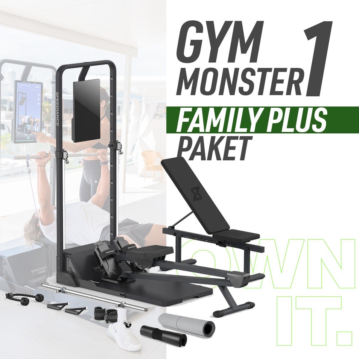 フィットネス　セット　いろいろ Gym Monster 1 Family Plus