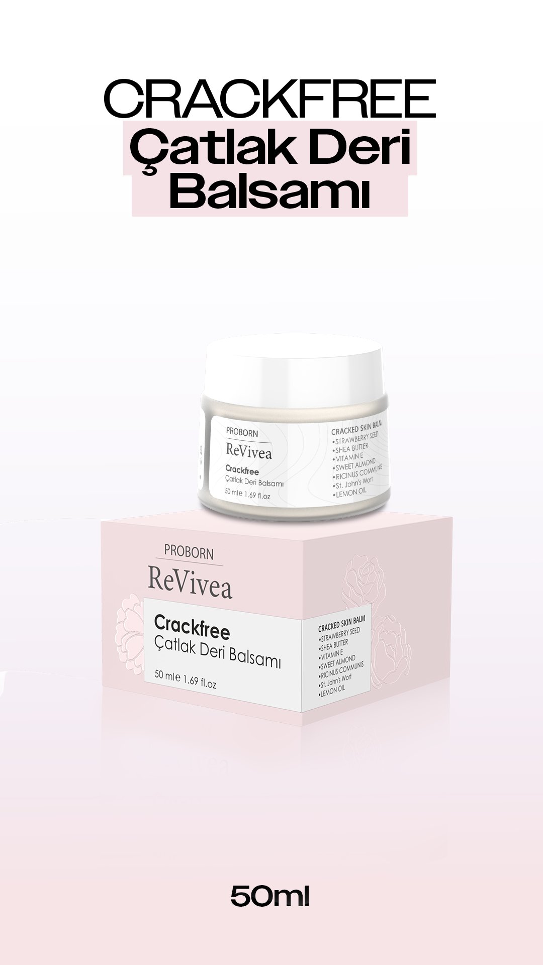Proborn Revivea Çatlak Deri Balsamı(Crackfree) 50ml