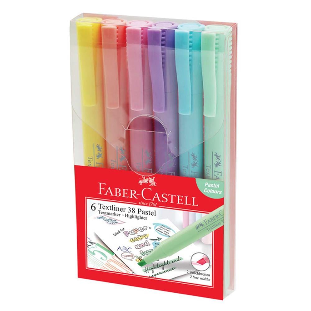 Faber Castell 6'lı Fosforlu Kalem 38 Pastel, Ucuz Kırtasiye Ürünleri  Depo61'de