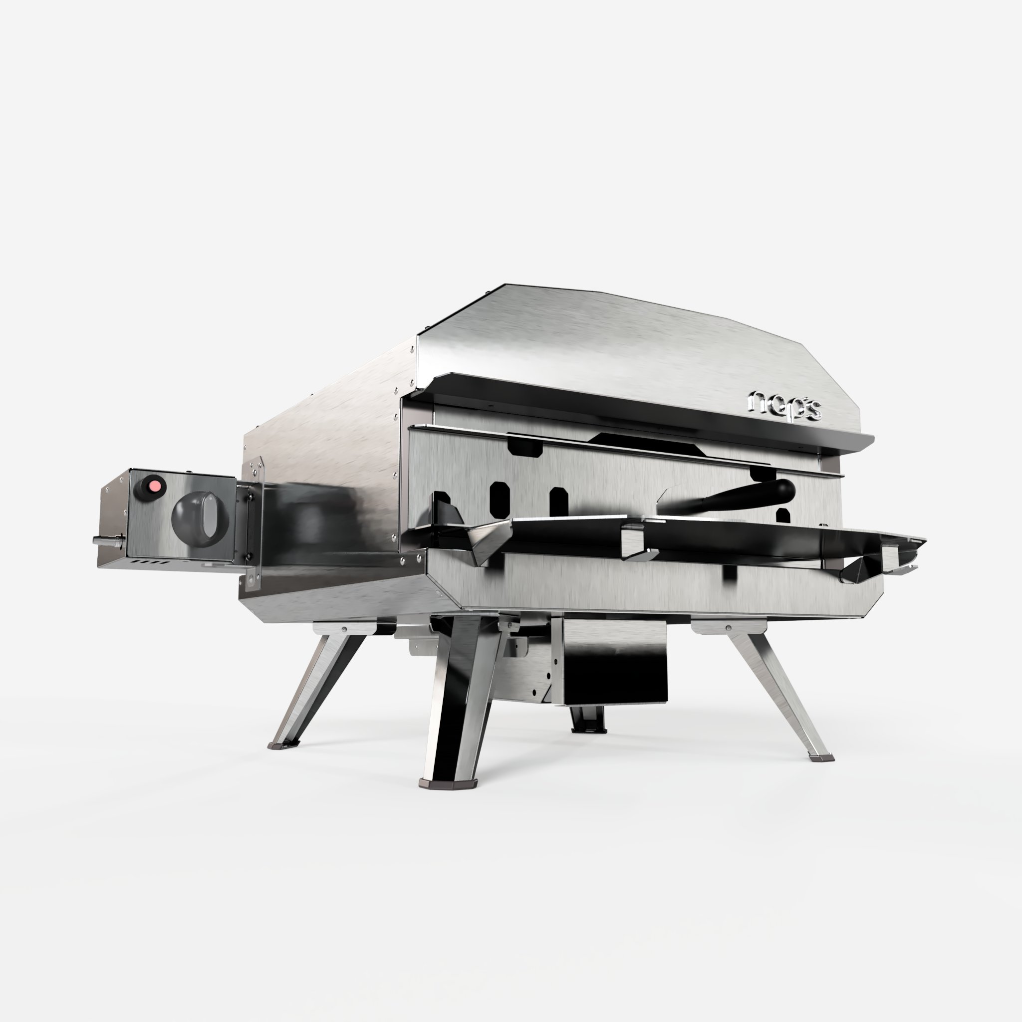 N40G Pro Steel Spin Set | Döner Tabanlı Pizza Fırını