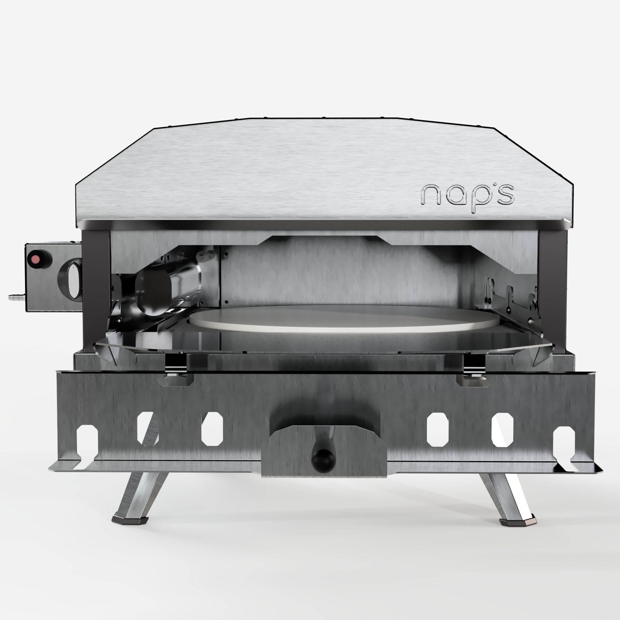 N40G Pro Steel Spin Set | Döner Tabanlı Pizza Fırını