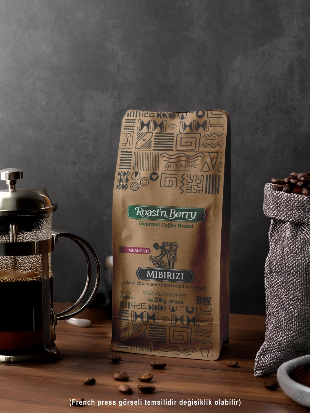 Roast'n Berry - Mibirizi Kahve French Press Seti