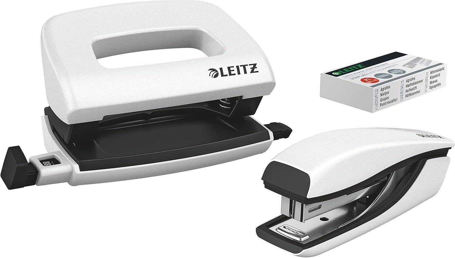 Leitz Nexxt Mini Delgeç ve Zımba Seti - Şık Tasarım