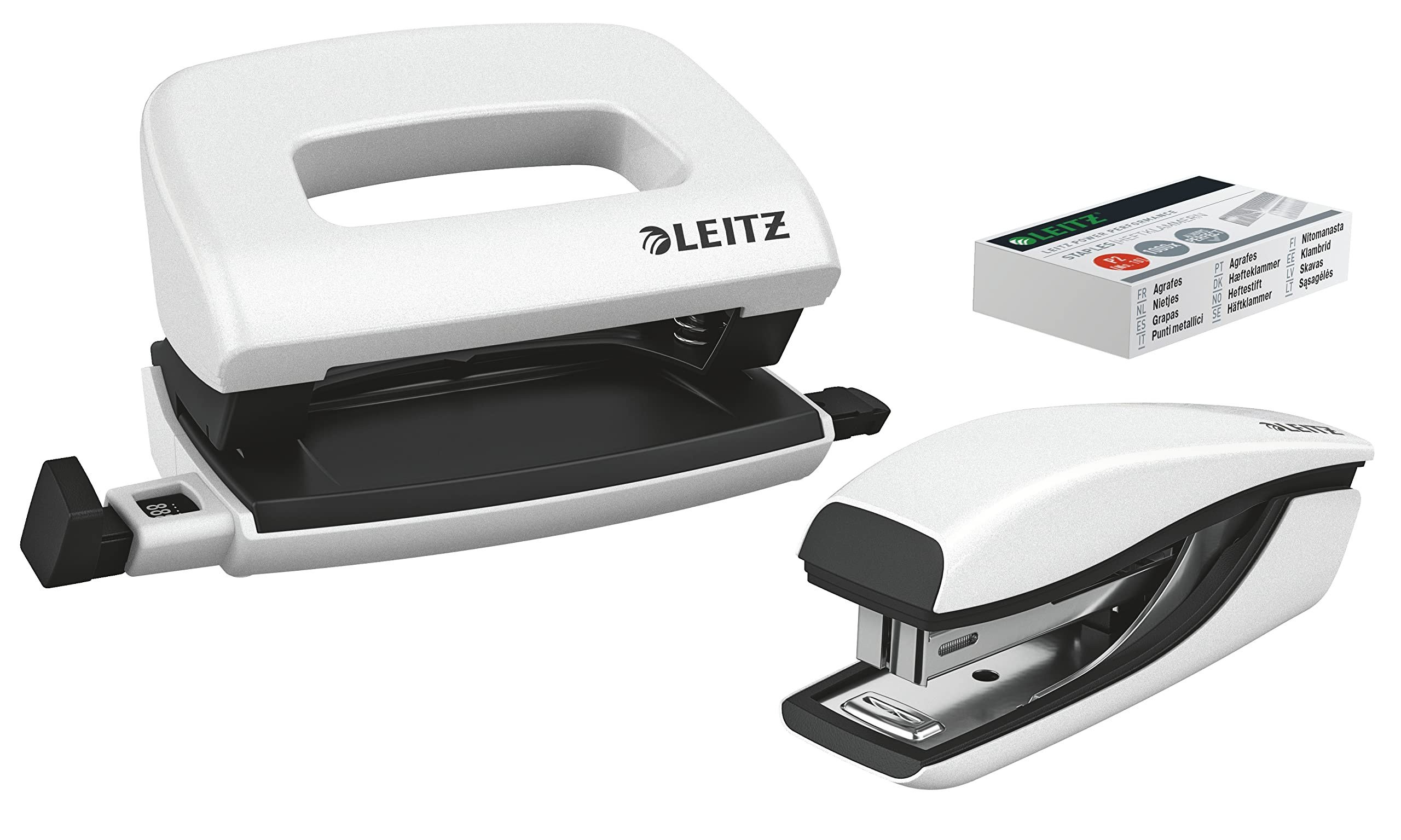 Leitz Nexxt Mini Delgeç ve Zımba Seti - Şık Tasarım