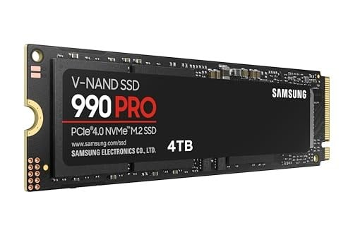 Samsung 990 PRO NVMe M.2 SSD 4TB - Hızlı Depolama Çözümü
