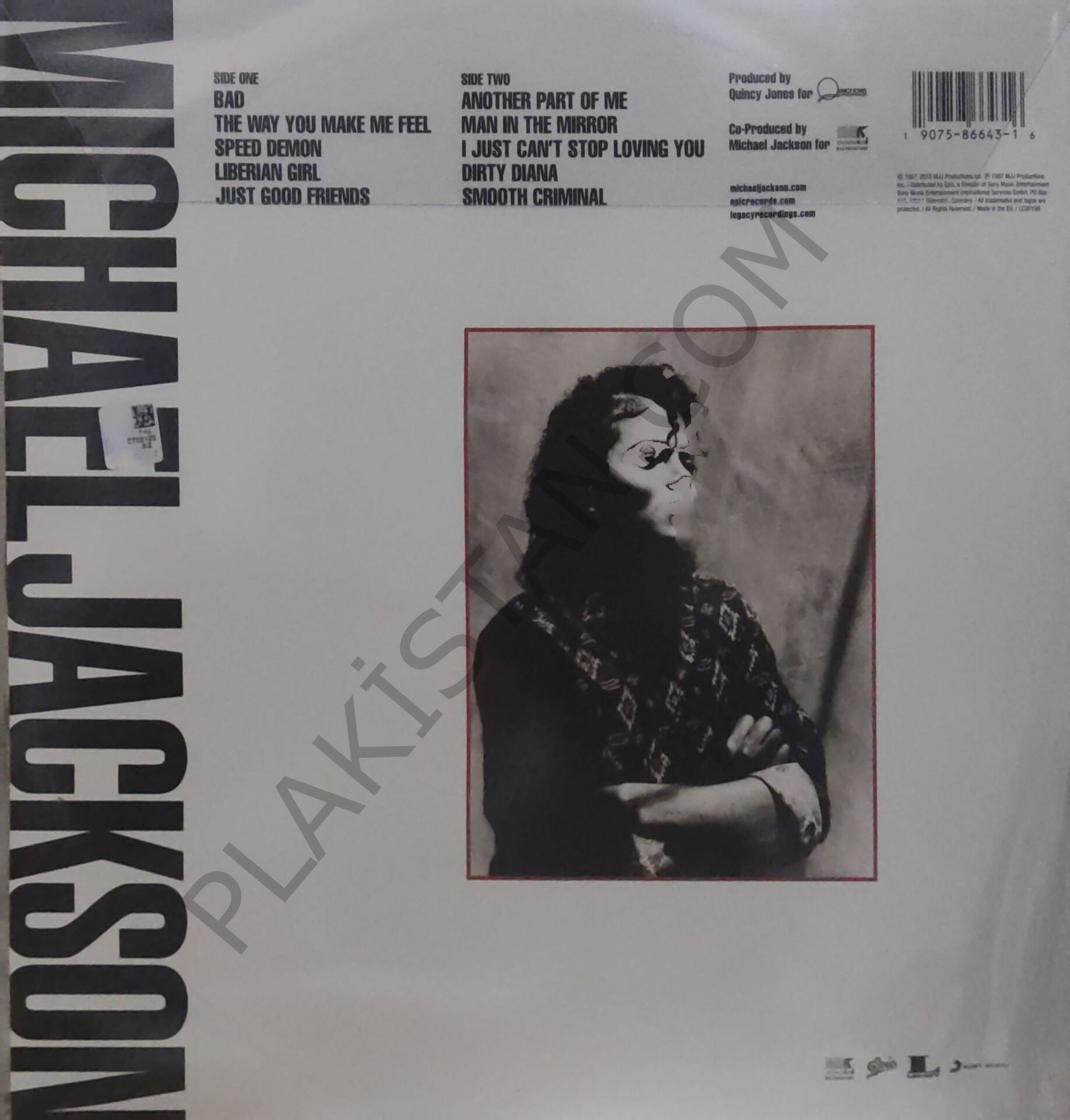 Michael Jackson - Bad ''Picture Disc'' LP PLAK | Plakistan