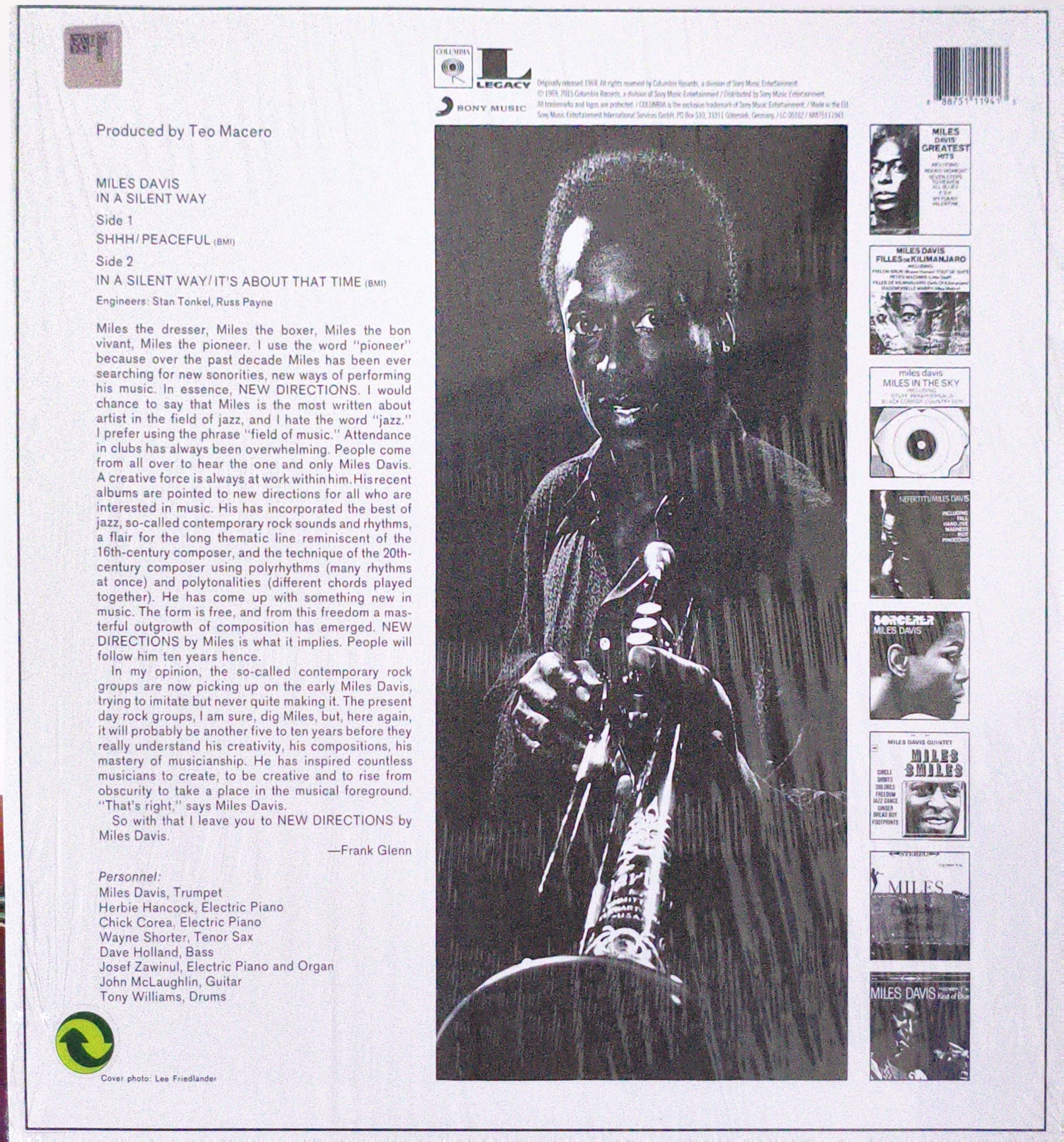 Miles Davis – In A Silent Way LP PLAK
