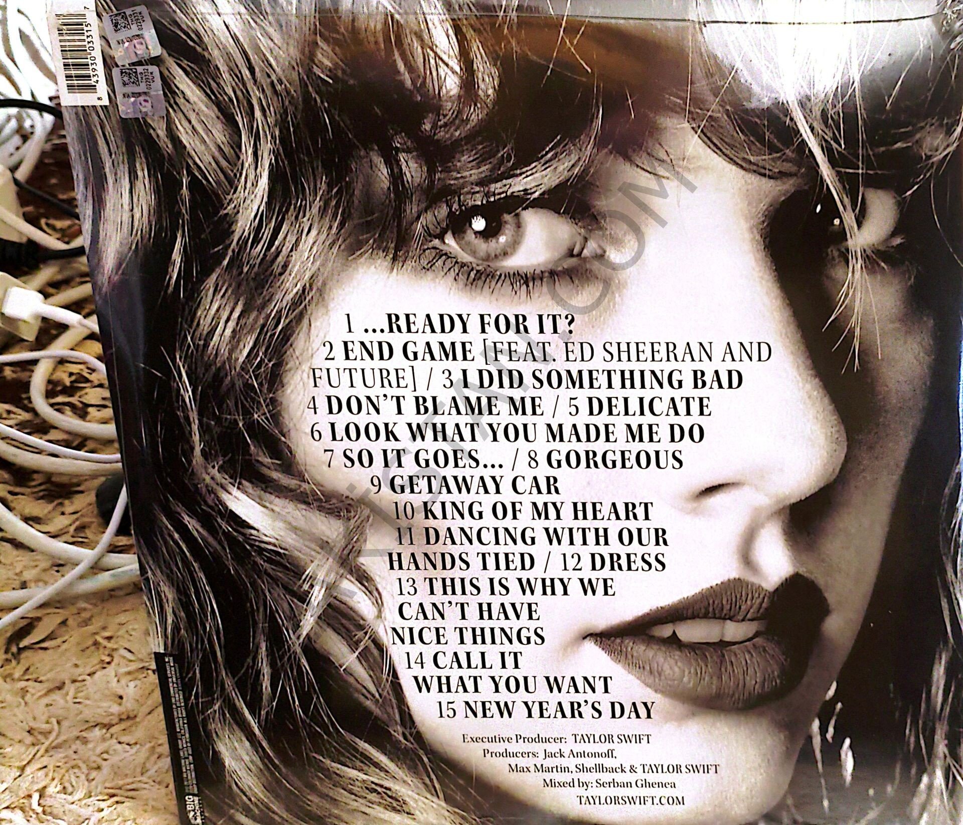 Taylor Swift & Reputation limited edıtıon 2017 picture 2 LP PLAK